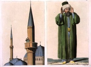 Openbare Muezzin en detail, plaat 37 uit Deel III, Volume I van 