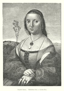 Maddalena Doni, Galerie Pitti (gravure) door Italian School