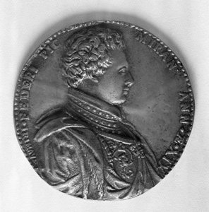 Reliëf met graaf Giovanni Pico della Mirandola (1463-94)