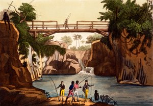 Rivier Roccie bij San Benedetto, eiland Madagaskar, uit Costumi dei... door Giulio Ferrario, ca. 1820-30 door Italian School