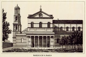 Rome: Basiliek van S. Paolo door Italian School