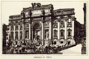 Rome: Trevifontein door Italian School