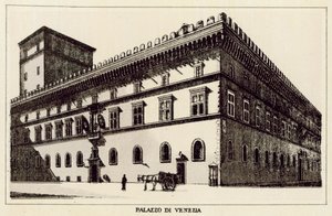 Rome: Paleis van Venetië door Italian School