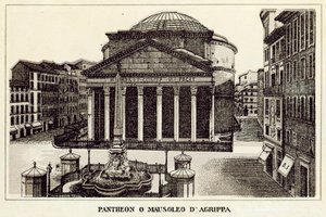 Rome: Pantheon of Mausoleum van Agrippa