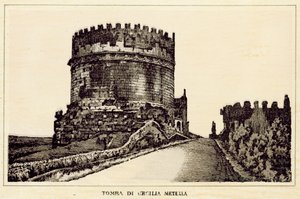 Rome: Tomba Di Cecilia Metella door Italian School