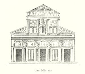 San Miniato door Italian School