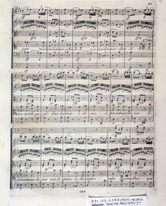 Bladmuziek van Medea (acte 1), opera van Luigi Cherubini