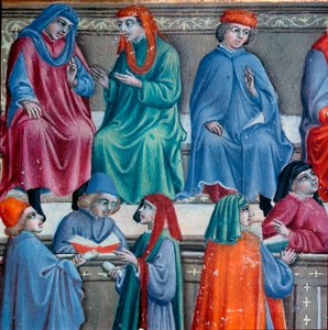 Sienese kooplieden. (detail)