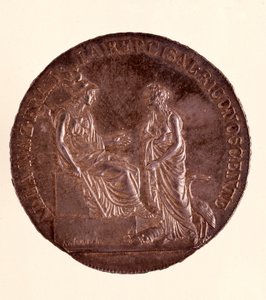 Zilveren ecu uit Milaan (1800) door Italian School