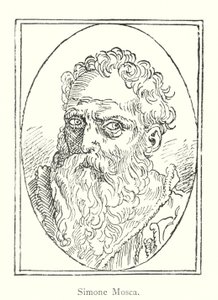 Simone Mosca (gravure) door Italian School