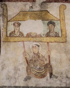 St. Proculus zwaaiend aan touw (detail)