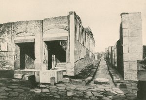 Het gebouw van Eumachia zoals het is (gravure) door Italian School