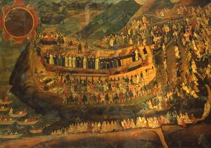 Het Grote Martelaarschap van de Tweeënvijftig Martelaren van Nagasaki door Italian School