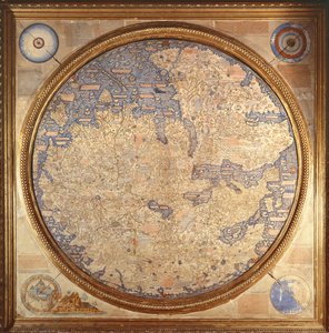 De Mappa Mundi van Fra Mauro, een Camaldolese monnik uit het klooster van San Michele in Murano