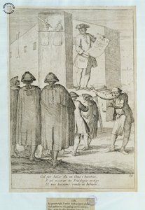De Poppenkastspeler, 1748 door Italian School