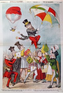De Wilson-affaire in 1887, voorpagina van Le Perroquet