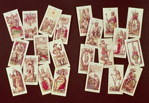 De tarotkaarten van de Grote Arcana