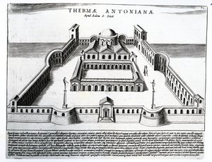 Thermae Antonianae door Italian School