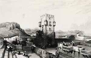 Villa Butera, Bagheria, Sicilië, gravure, Italië door Italian School