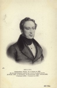 Vincenzo Bellini, Italiaanse operacomponist (1801-1835) door Italian School