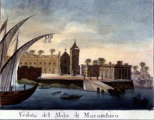 Kade in Mozambique, voormalige Portugese provincie. door Italian School