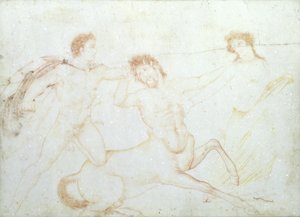 De dood van een centaur, mogelijk Eurytus en Pirithous, Herculaneum door Italian School Italian School