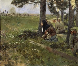 Een verpleegster, 1914-1917 door Ivan Alexeyevich Vladimirov