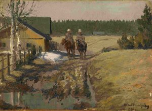 Kozakken te paard, 1916