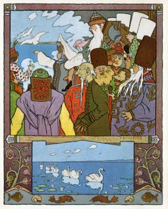 De prinses en de kikker, c.1899 door Ivan Yakovlevich Bilibin