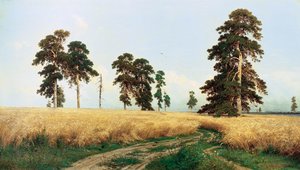 Roggeveld, 1878 door Ivan Ivanovich Shishkin