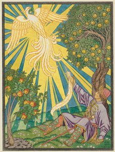 Ivan Tsarevich en de vuurvogel door Ivan Yakovlevich Bilibin