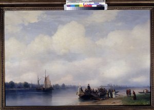 De aankomst van Peter de Grote (Peter I van Rusland)