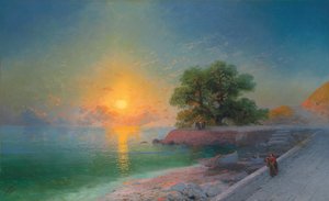 Wandeling bij Zonsondergang, 1869