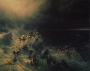 De zondvloed, 1864 door Ivan Konstantinovich Aivazovsky