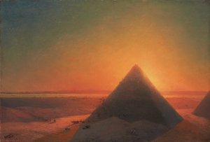 De grote piramide van Gizeh, 1878