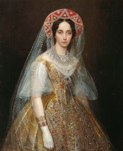 Portret van Groothertogin Maria Alexandrovna 1824-1880, toekomstige Keizerin van Rusland