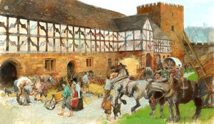 Stallen van Kenilworth Castle