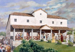 Muur Romeinse site, Letocetum, 2e eeuw, 1990-2010