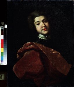 Portret van baron Serge Stroganov door Ivan Nikitich Nikitin