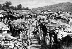De Beni-Ramasses wijk, Constantine, Algerije, 1895 door Ivan Pranishnikoff