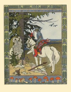 Illustratie voor het sprookje van Ivan Tsarevich, de Vuurvogel en de Grijze Wolf, 1902