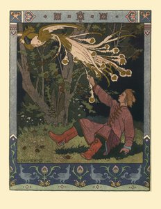 Illustratie voor het sprookje van Ivan Tsarevich, de Vuurvogel en de Grijze Wolf, 1902