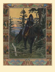 Illustratie voor het sprookje van Vasilisa de Schone en de Witte Ruiter, 1900