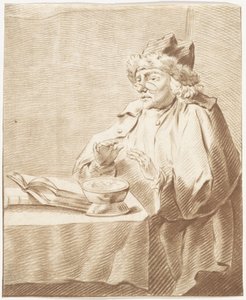 Portret van Jurraan Buttner bij een komfoor