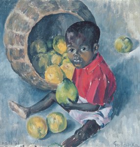 Fito, tweelingzoon van Abel, Haïti, 1961
