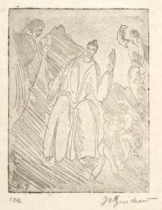 Dante door J.A. Jerichau
