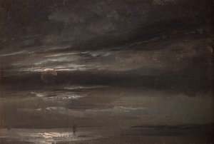 Maanlicht over de Zee door Johan Christian Dahl