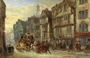 Wych Street, Strand, Londen, dagen van Hogarth door J.C. Maggs