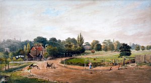 Lordship Lane, Camberwell, Londen, ca. 1860
