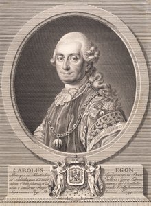 Carl Egon, prins van Fürstenberg door J.F. Clemens